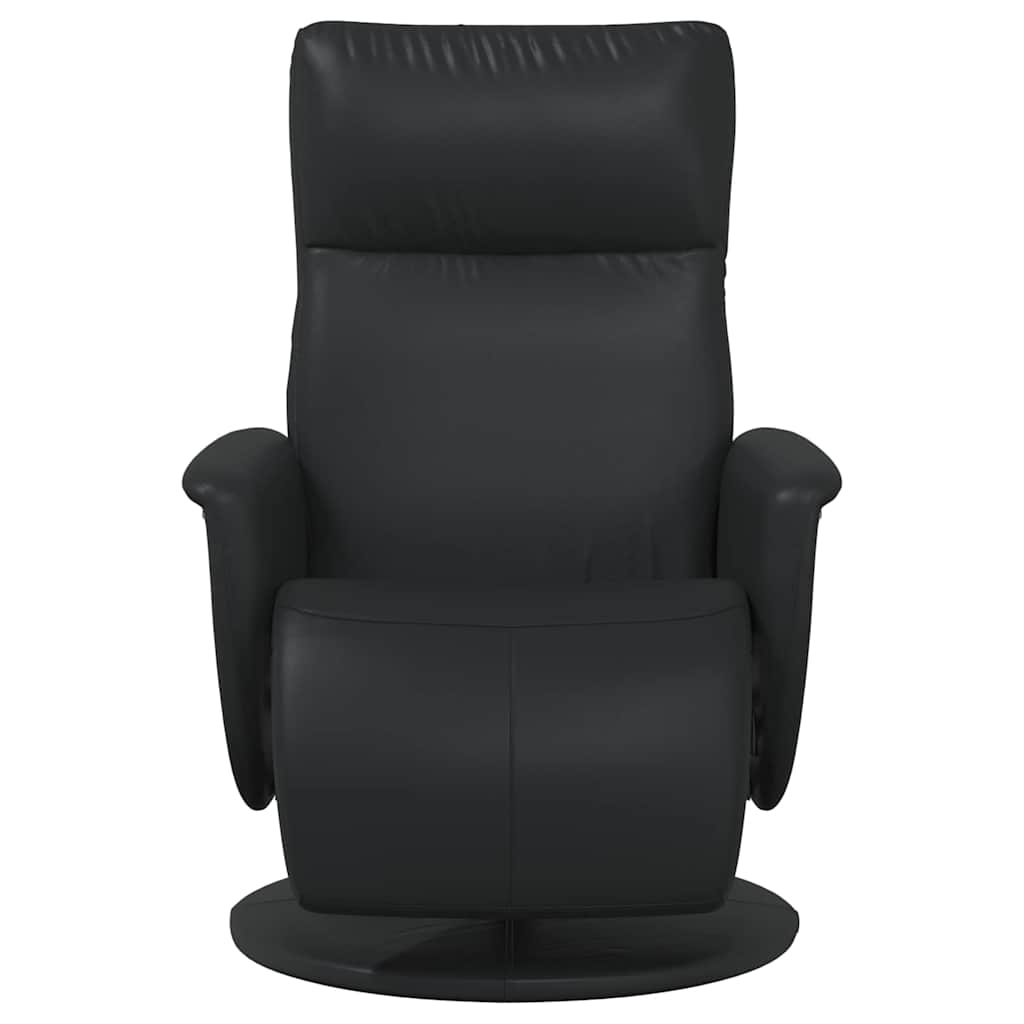 Massage Recliner Stoel Zwart Nep Leer is nu te koop bij PeponiXL, paradijselijk wonen!