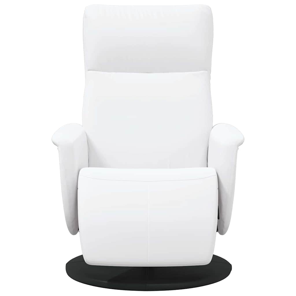 Massage Recliner Stoel Wit Nep Leer is nu te koop bij PeponiXL, paradijselijk wonen!