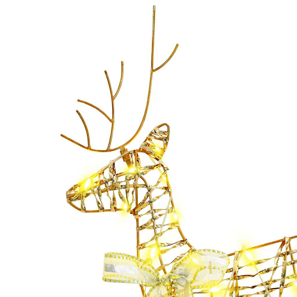 LED Rendieren met 80 LED 4 pcs Goud PET is nu te koop bij PeponiXL, paradijselijk wonen!