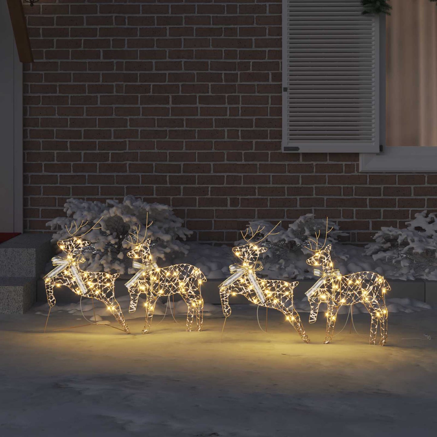 LED Rendieren met 80 LED 4 pcs Goud PET is nu te koop bij PeponiXL, paradijselijk wonen!