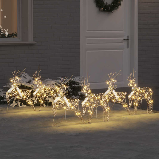 LED Rendieren met 180 LED 6 pcs Goud PET is nu te koop bij PeponiXL, paradijselijk wonen!