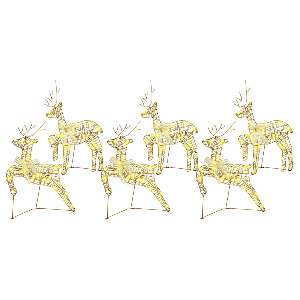 LED Rendieren met 180 LED 6 pcs Goud PET is nu te koop bij PeponiXL, paradijselijk wonen!