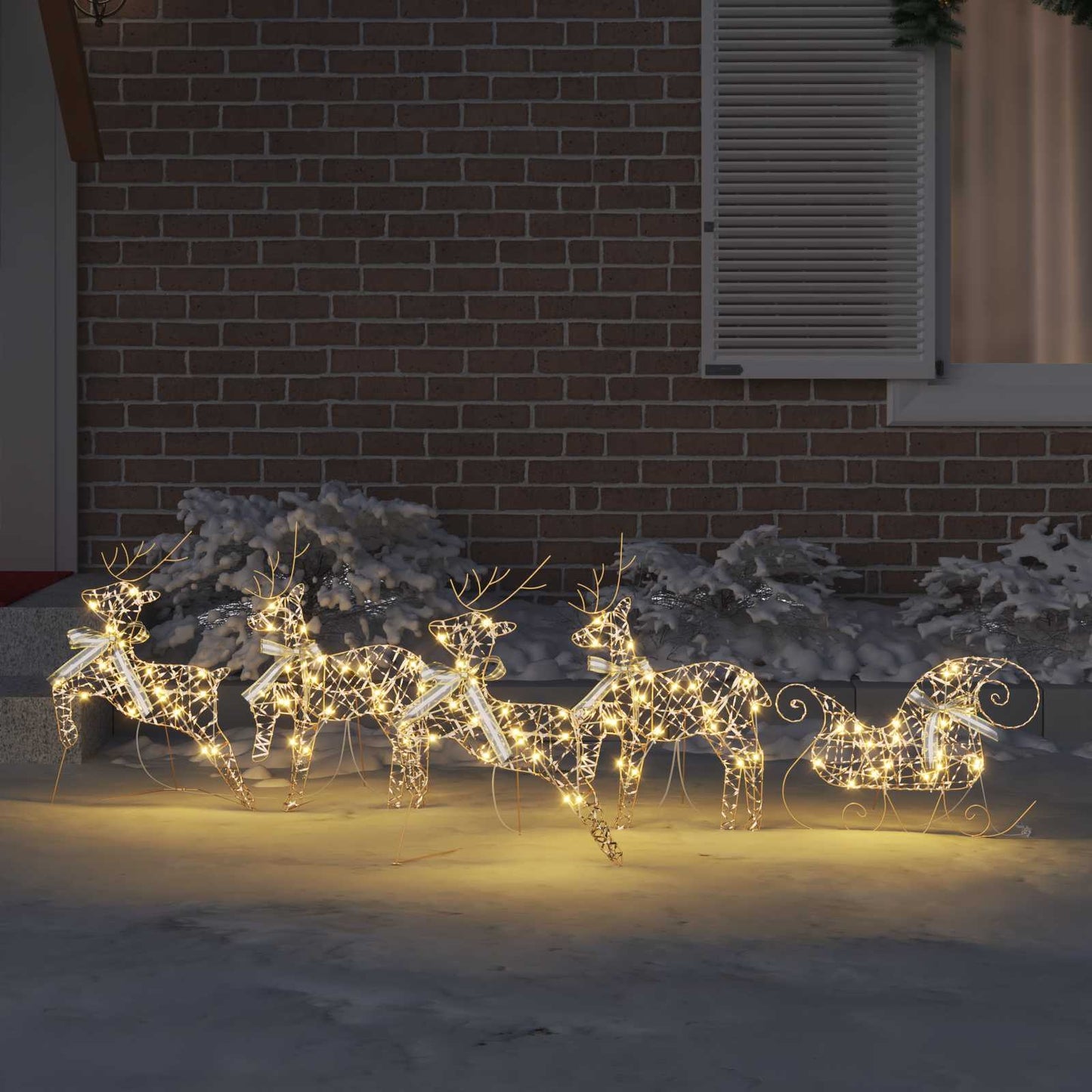 LED Rendieren met 40 LED 5 pcs Goud PET is nu te koop bij PeponiXL, paradijselijk wonen!
