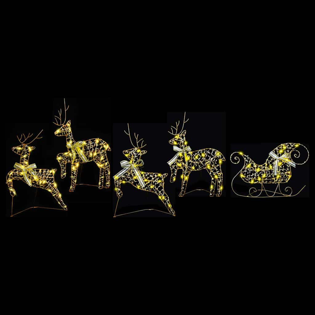 LED Rendieren met 40 LED 5 pcs Goud PET is nu te koop bij PeponiXL, paradijselijk wonen!