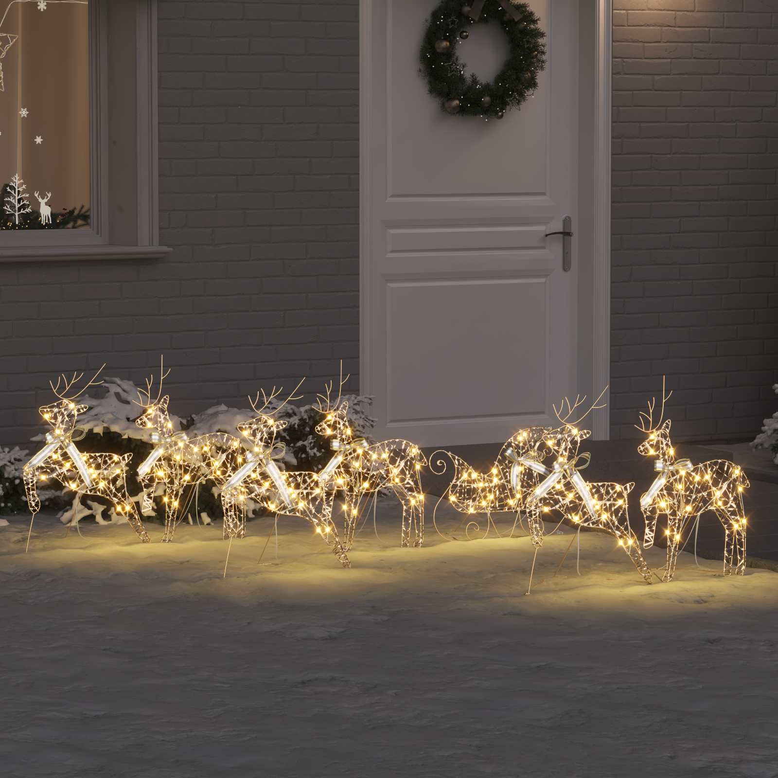 LED Rendieren met 40 LED 7 pcs Goud PET is nu te koop bij PeponiXL, paradijselijk wonen!