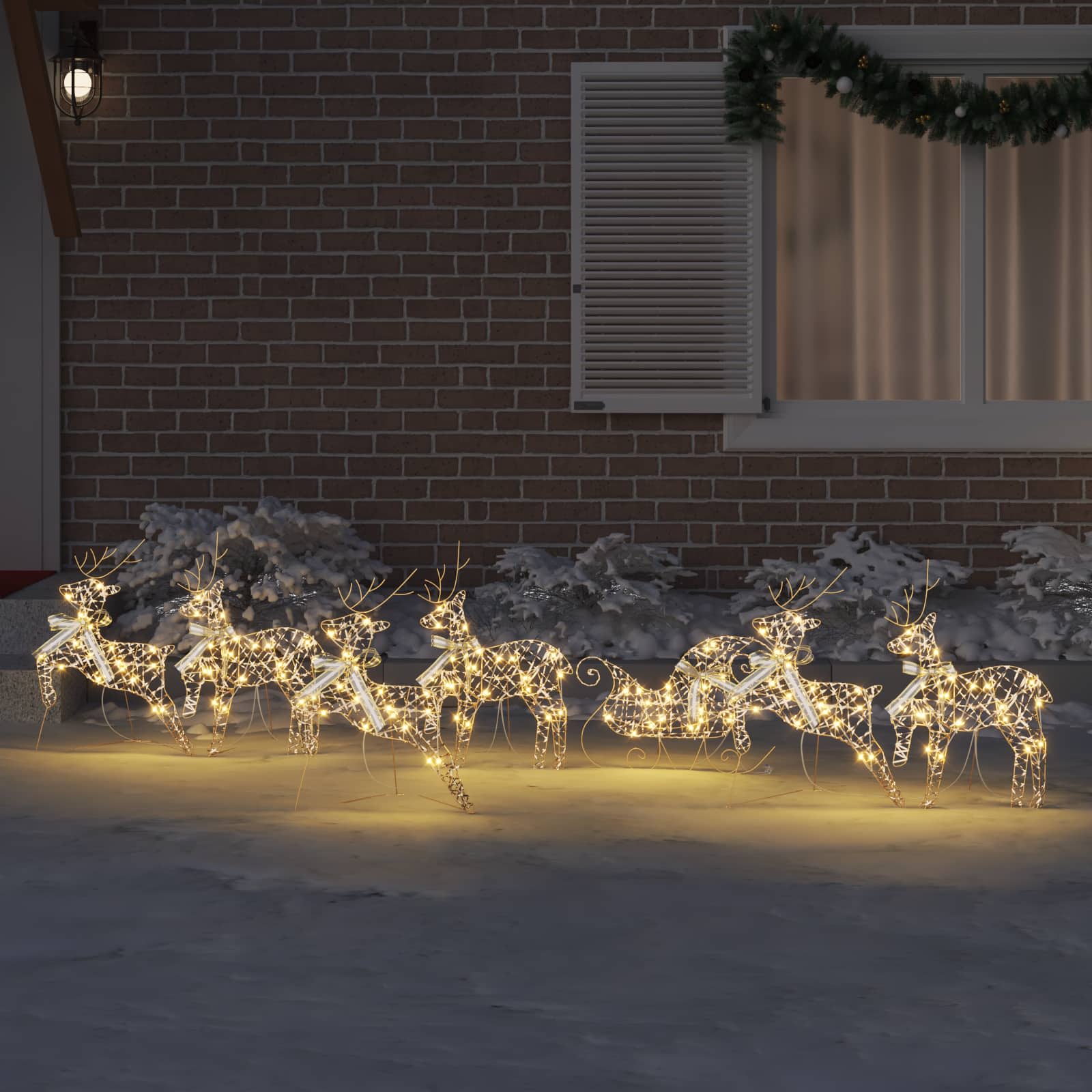 LED Rendieren met 40 LED 7 pcs Goud PET is nu te koop bij PeponiXL, paradijselijk wonen!