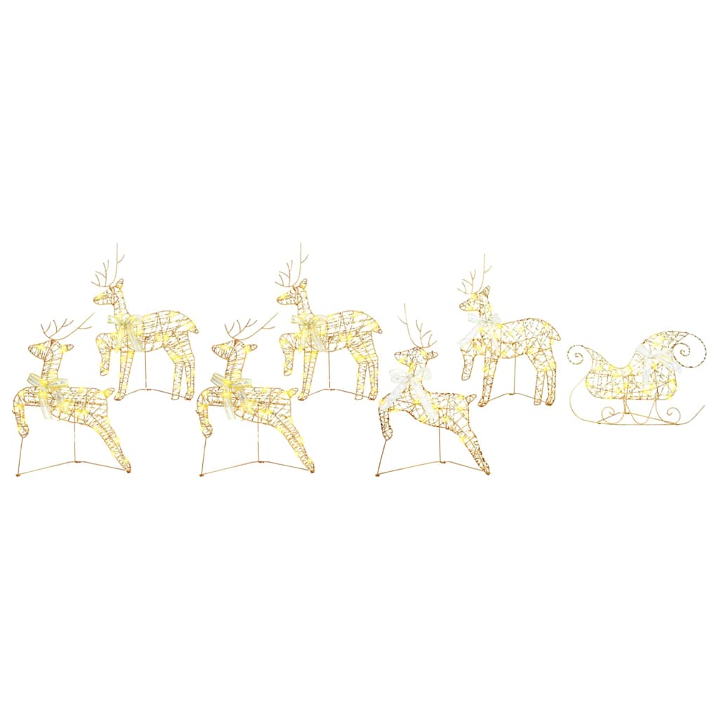 LED Rendieren met 40 LED 7 pcs Goud PET is nu te koop bij PeponiXL, paradijselijk wonen!