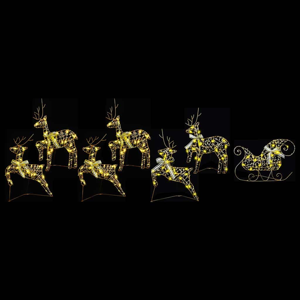 LED Rendieren met 40 LED 7 pcs Goud PET is nu te koop bij PeponiXL, paradijselijk wonen!