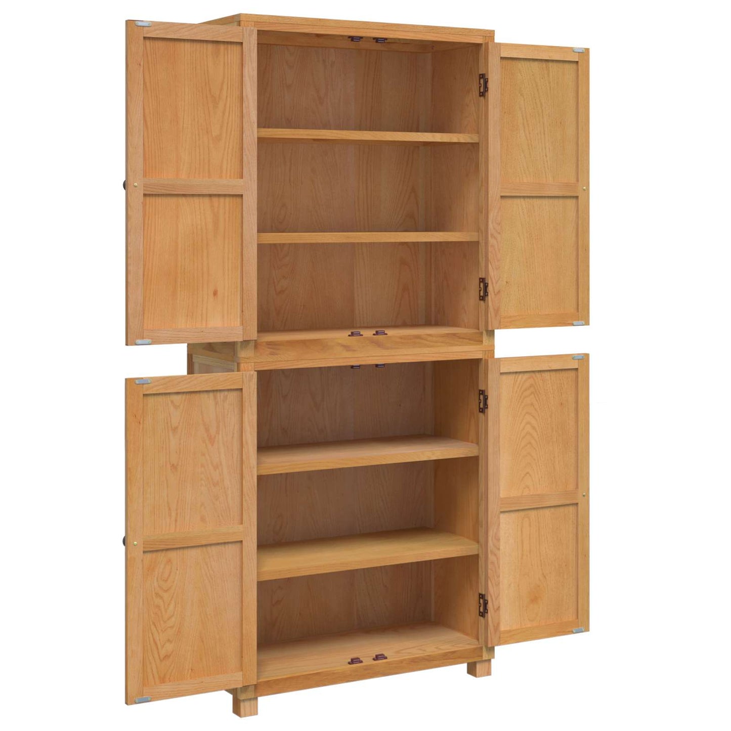 Opslagmeubel Set met opslag met de deur Bruin Bewerkt hout is nu te koop bij PeponiXL, paradijselijk wonen!