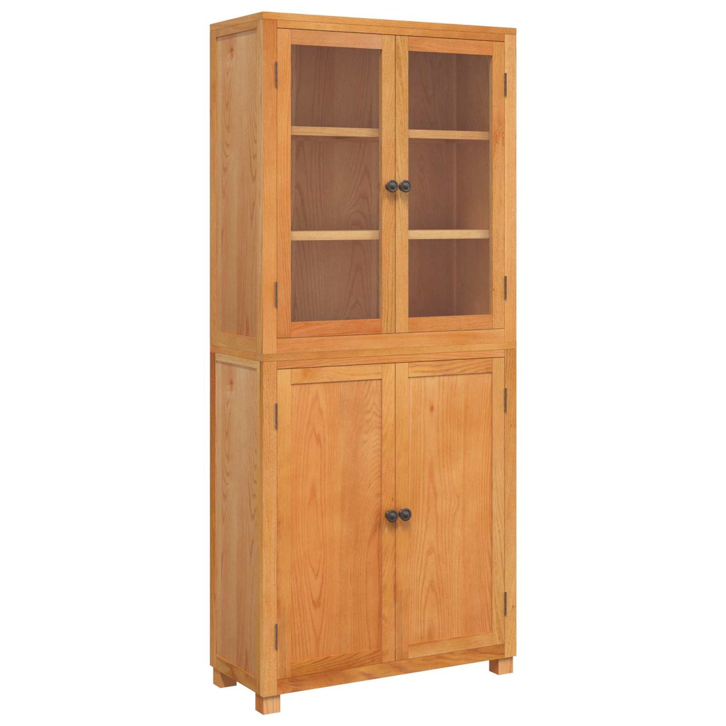 Opslagmeubel Set met plank 2 pcs Naturel Engineered wood en eik is nu te koop bij PeponiXL, paradijselijk wonen!