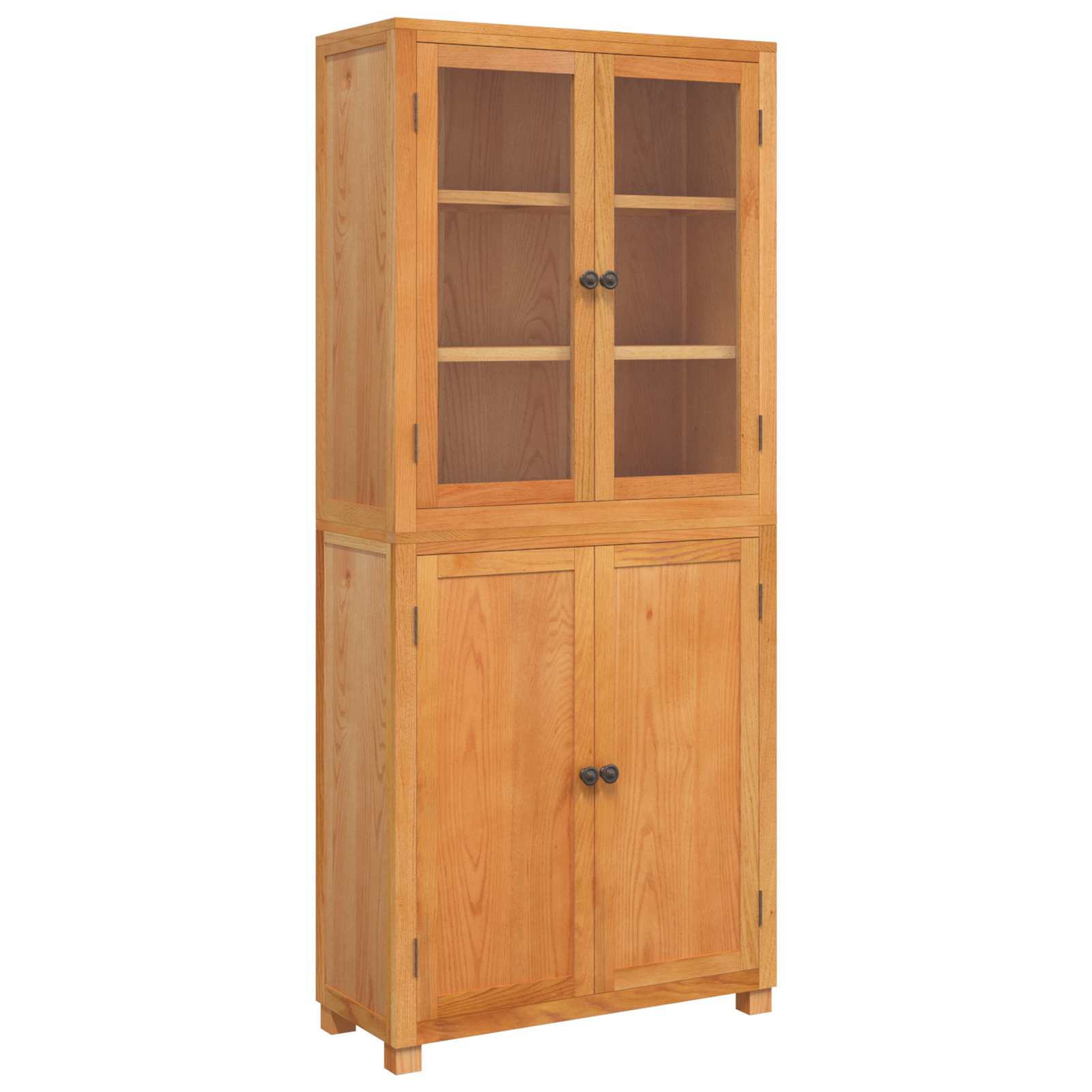 Opslagmeubel Set met plank 2 pcs Naturel Engineered wood en eik is nu te koop bij PeponiXL, paradijselijk wonen!