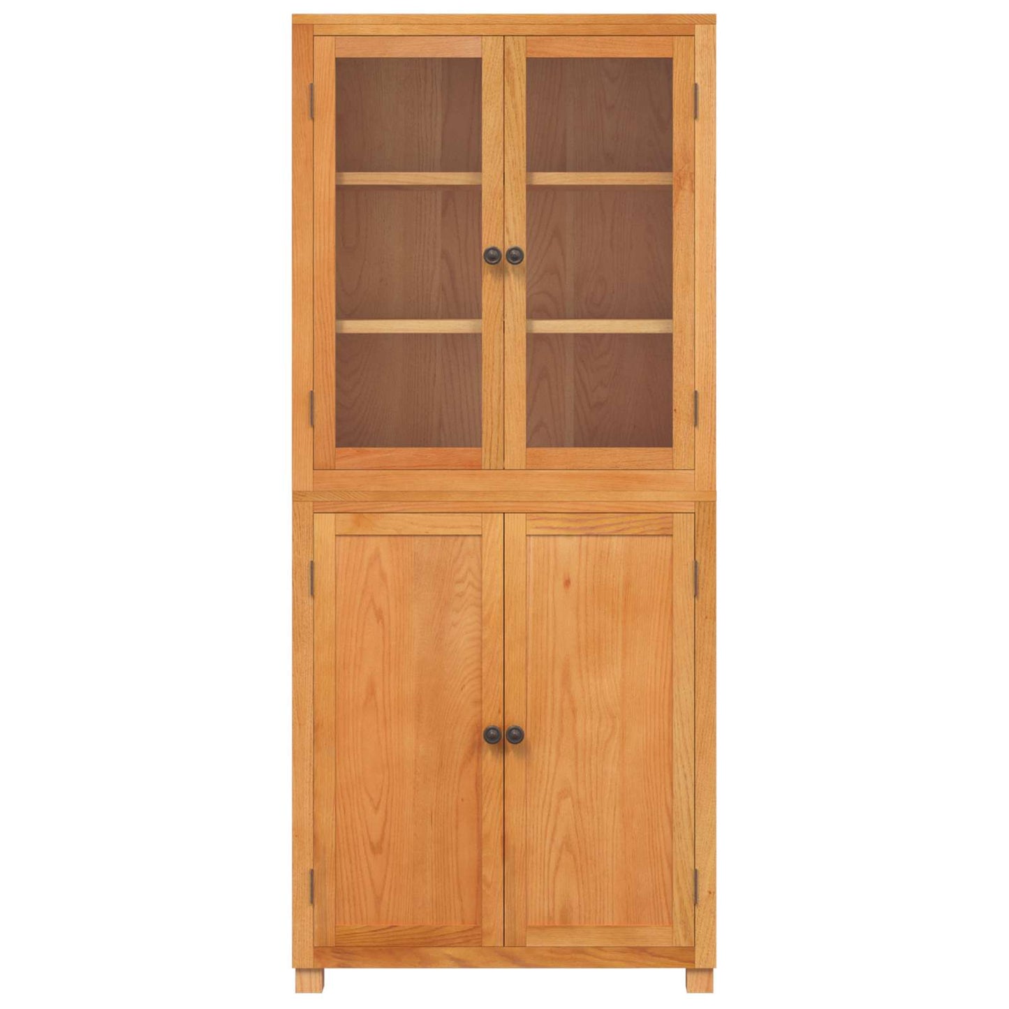 Opslagmeubel Set met plank 2 pcs Naturel Engineered wood en eik is nu te koop bij PeponiXL, paradijselijk wonen!