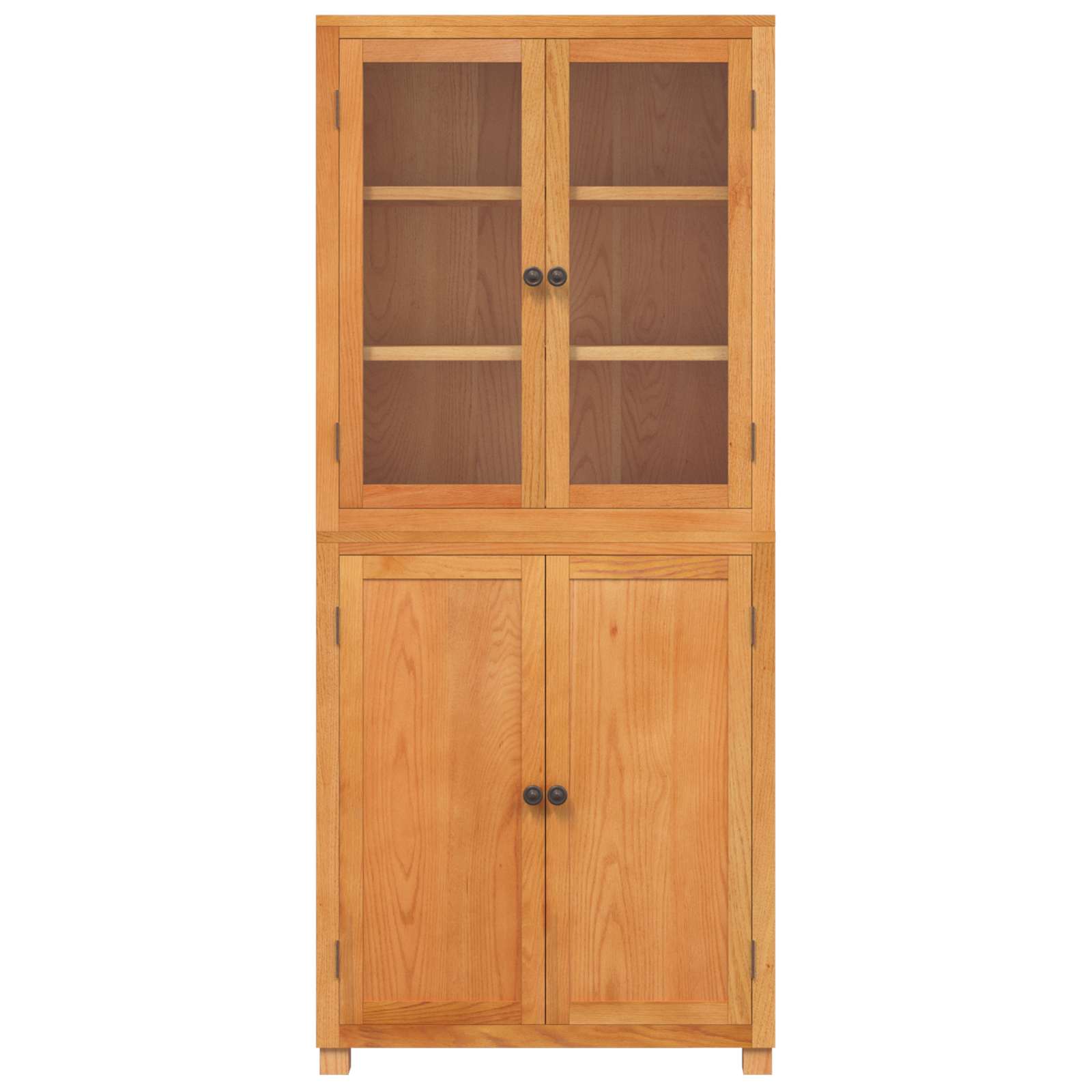 Opslagmeubel Set met plank 2 pcs Naturel Engineered wood en eik is nu te koop bij PeponiXL, paradijselijk wonen!