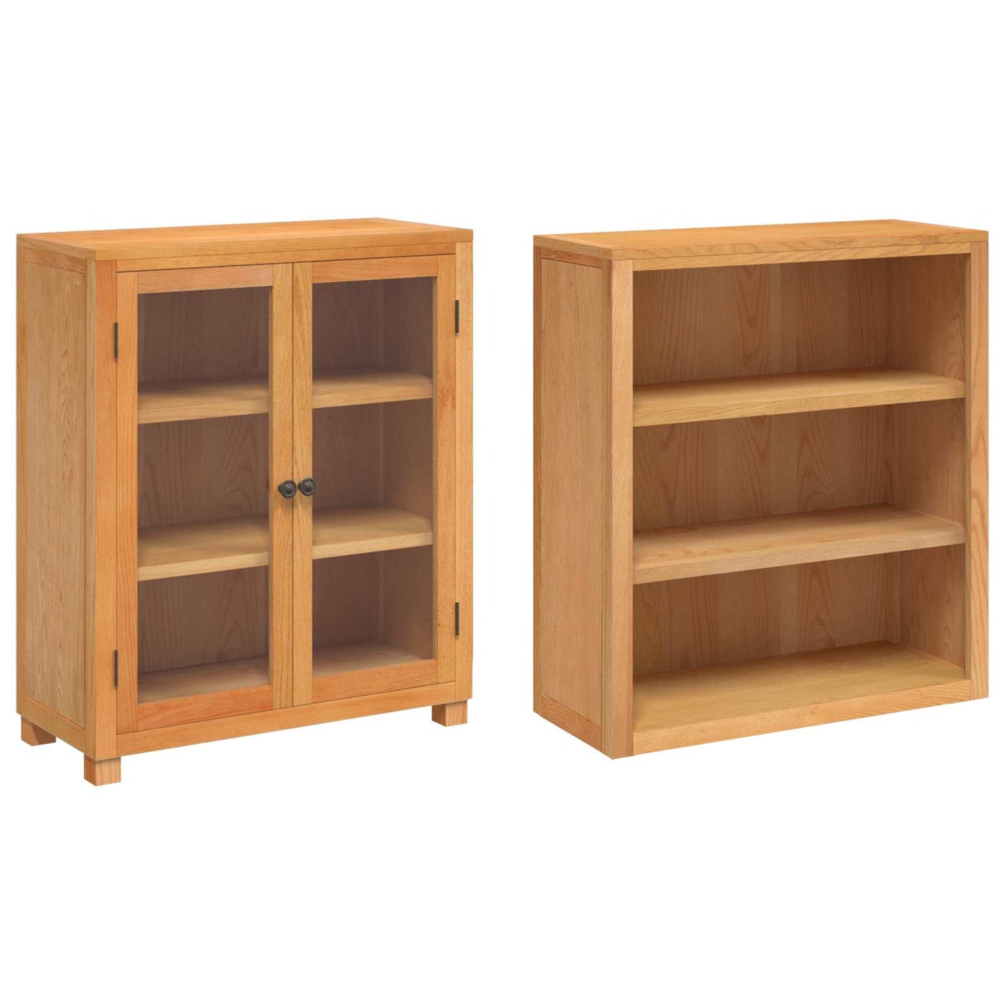 Opslagmeubel Set met opslag met de deur Bruin Bewerkt hout is nu te koop bij PeponiXL, paradijselijk wonen!