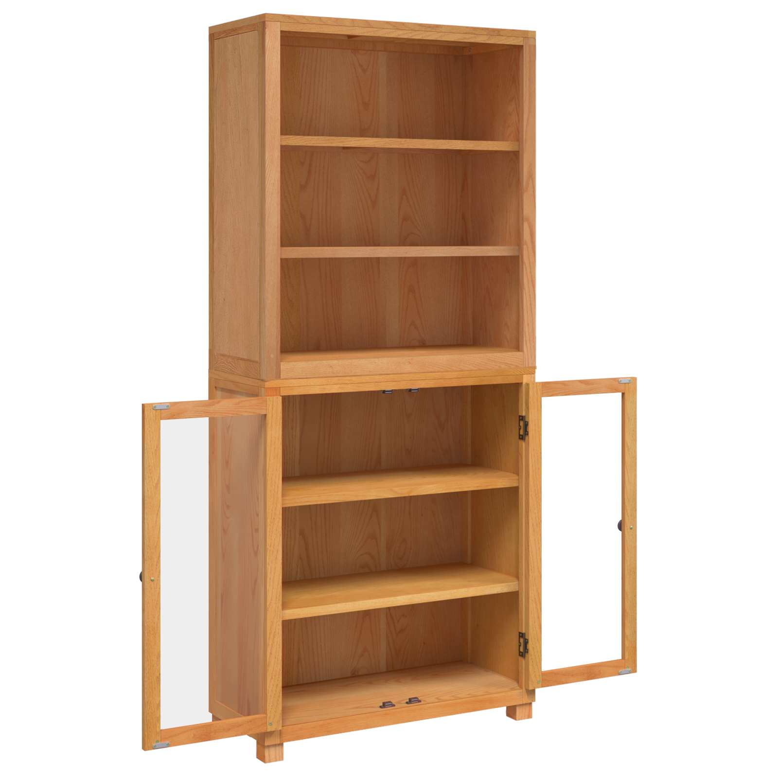 Opslagmeubel Set met opslag met de deur Bruin Bewerkt hout is nu te koop bij PeponiXL, paradijselijk wonen!