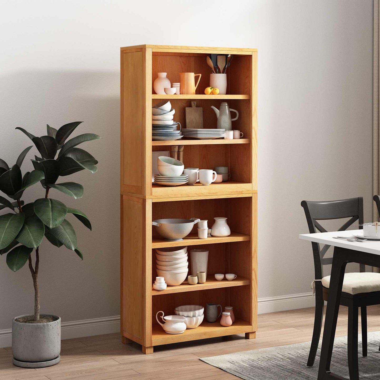 Opslagmeubel Set met opslag Bruin Bewerkt hout is nu te koop bij PeponiXL, paradijselijk wonen!
