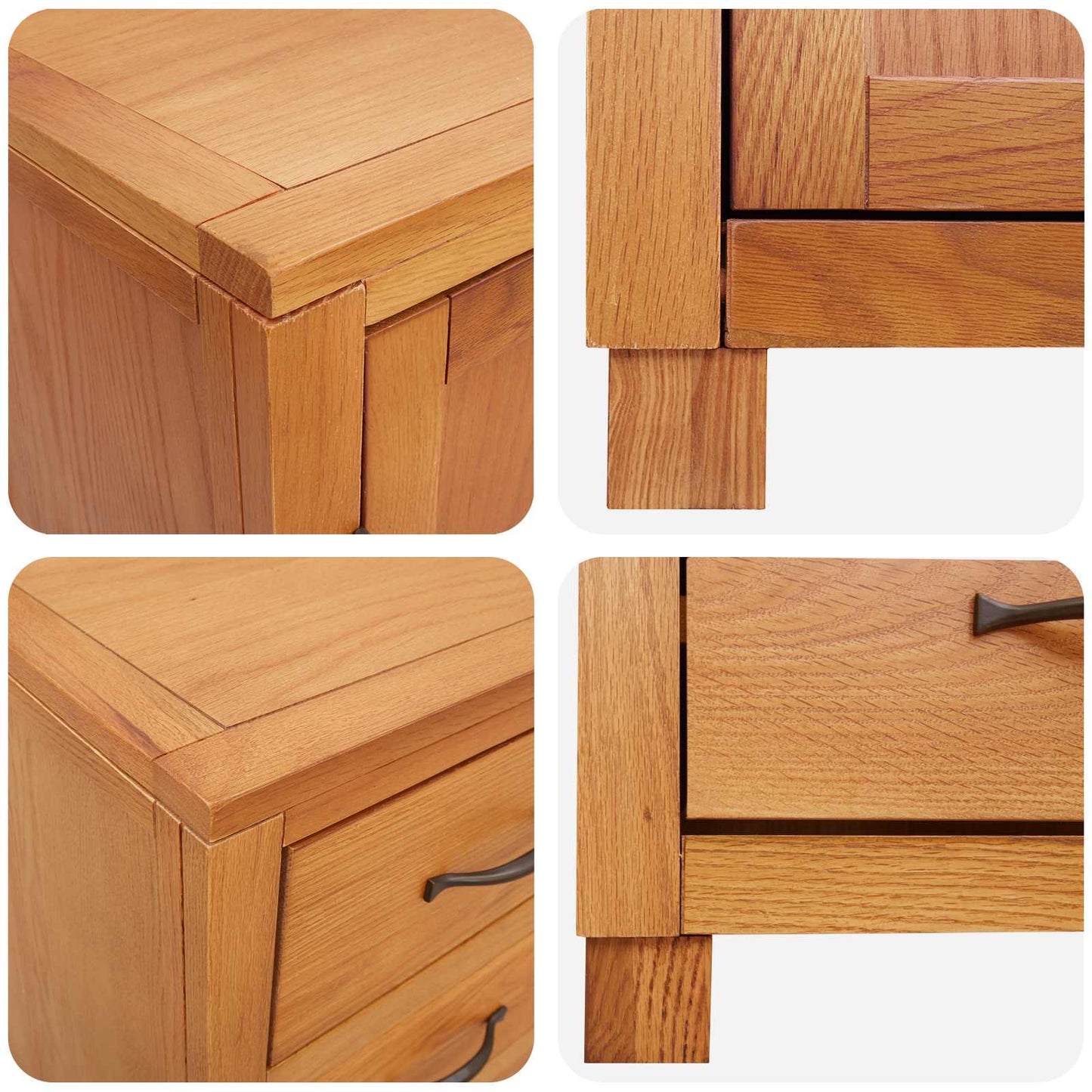 Opslagmeubel Set met lade met opslag Bruin Bewerkt hout is nu te koop bij PeponiXL, paradijselijk wonen!