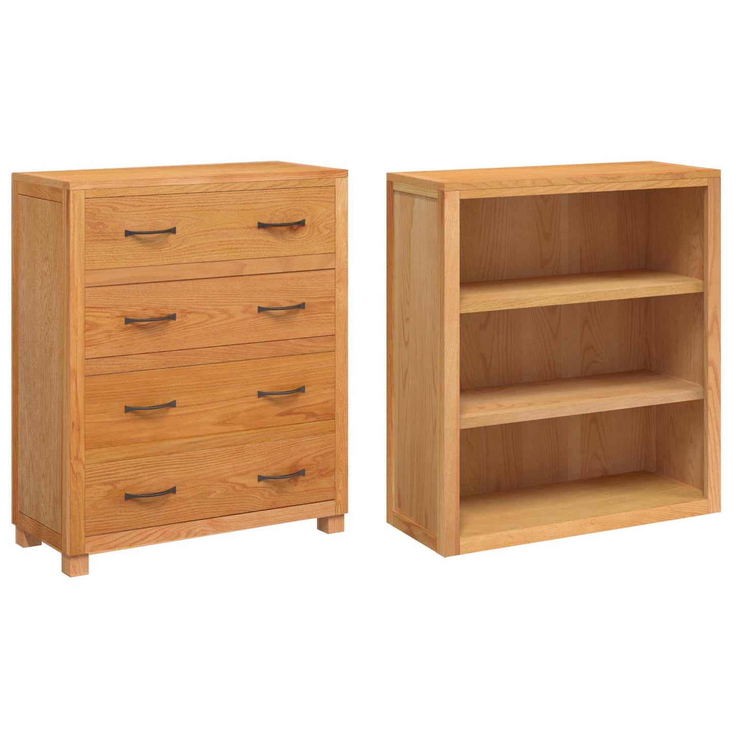 Opslagmeubel Set met lade met opslag Bruin Bewerkt hout is nu te koop bij PeponiXL, paradijselijk wonen!