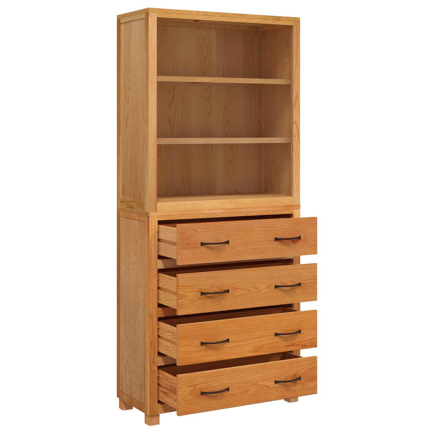 Opslagmeubel Set met lade met opslag Bruin Bewerkt hout is nu te koop bij PeponiXL, paradijselijk wonen!