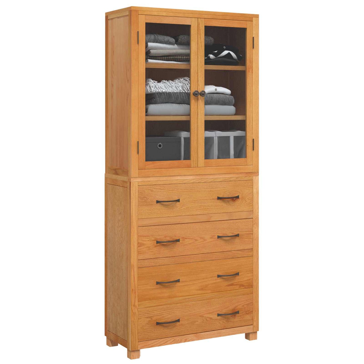 Opslagmeubel Set met lade met opslag Bruin Bewerkt hout is nu te koop bij PeponiXL, paradijselijk wonen!