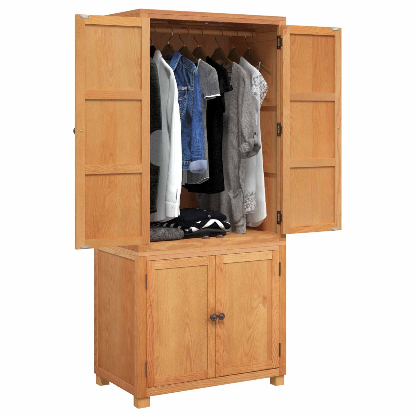 Opslagmeubel Set met opslag met de deur Bruin Bewerkt hout is nu te koop bij PeponiXL, paradijselijk wonen!