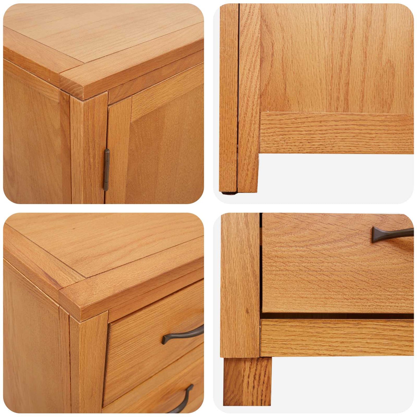 Opslagmeubel Set met lade met opslag Bruin Bewerkt hout is nu te koop bij PeponiXL, paradijselijk wonen!