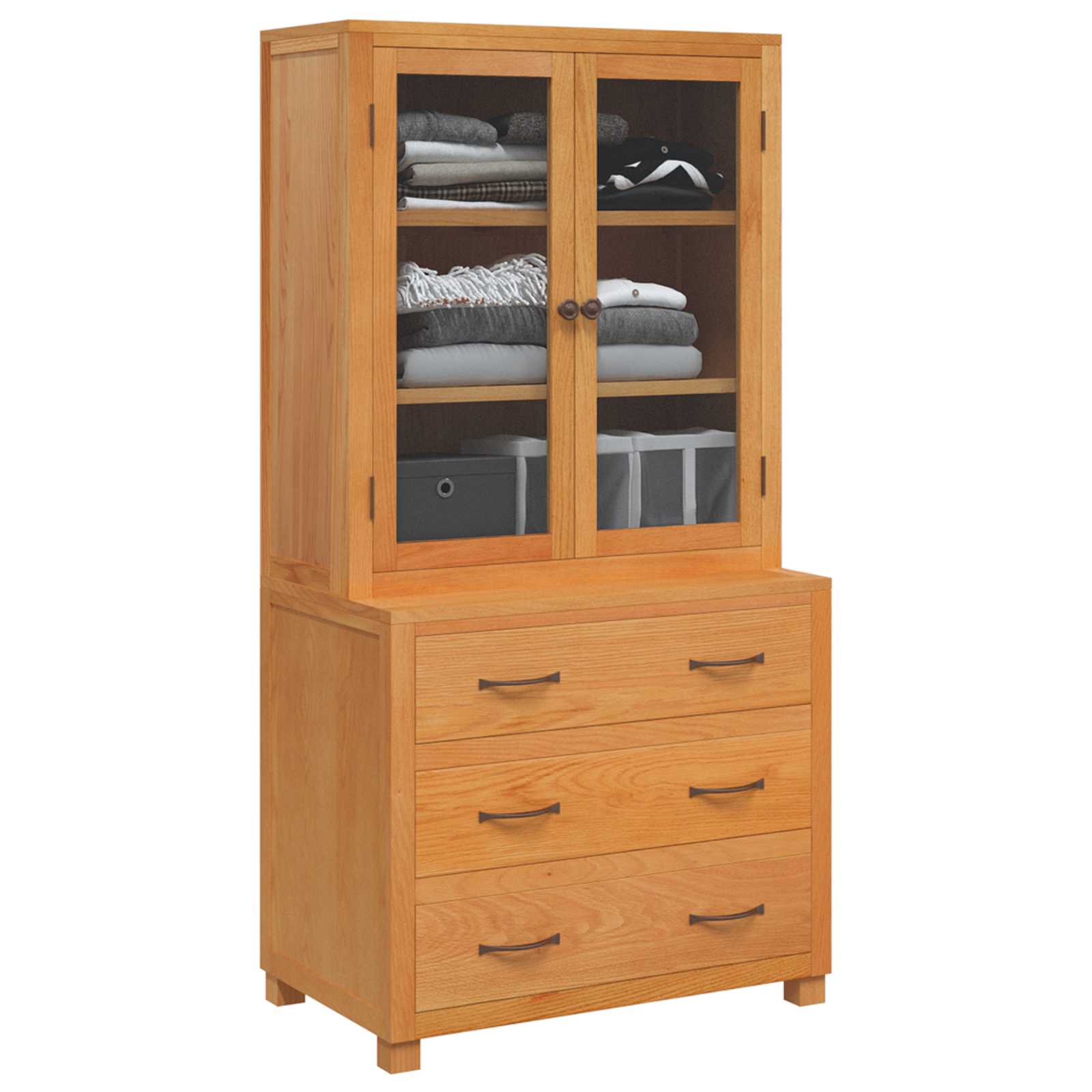 Opslagmeubel Set met lade met opslag Bruin Bewerkt hout is nu te koop bij PeponiXL, paradijselijk wonen!