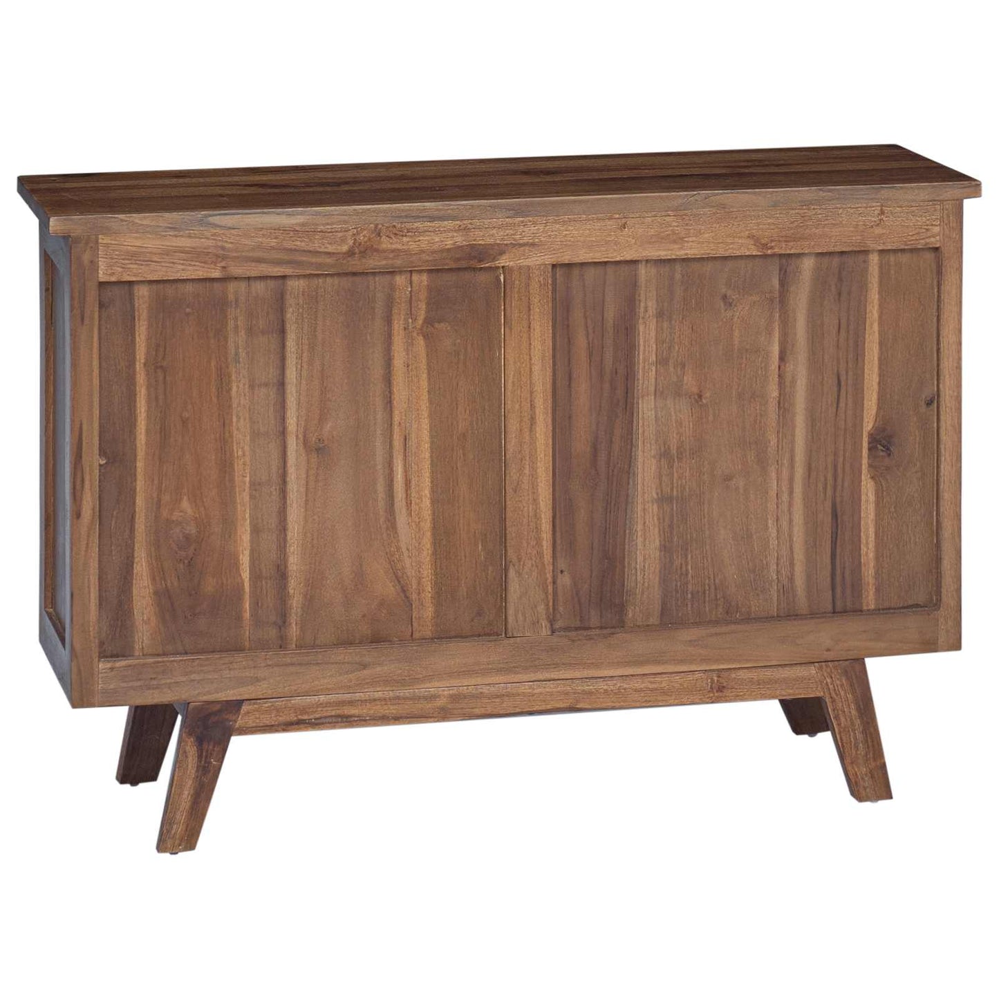 Dressoir met lade Naturel 100 x 30 x 68 cm Massief Teakhout is nu te koop bij PeponiXL, paradijselijk wonen!