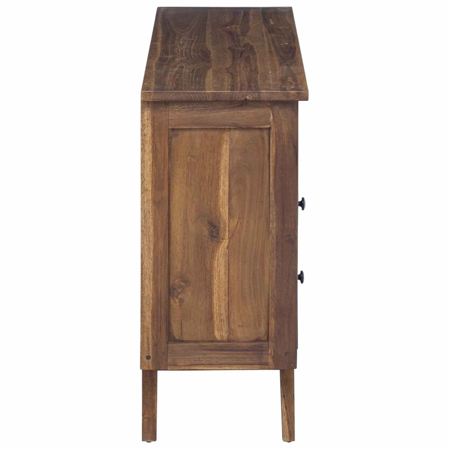 Dressoir met lade Naturel 100 x 30 x 68 cm Massief Teakhout is nu te koop bij PeponiXL, paradijselijk wonen!