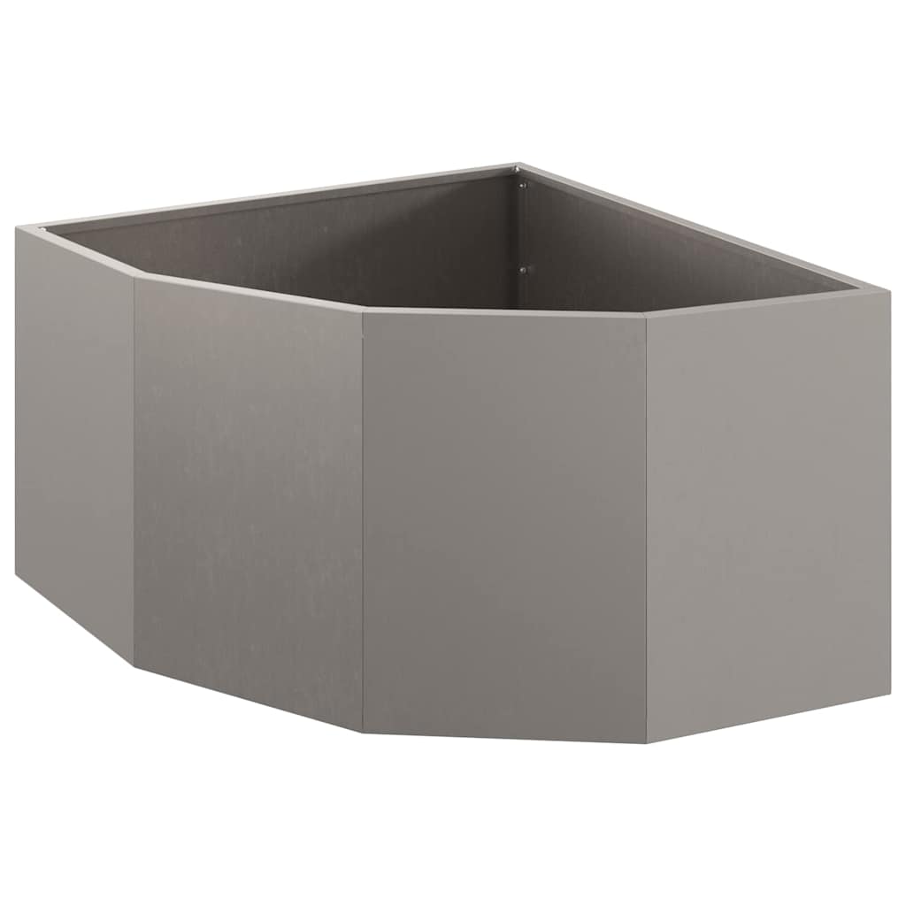 Hoek Plantbak Roestig 60 x 60 x 35 cm is nu te koop bij PeponiXL, paradijselijk wonen!