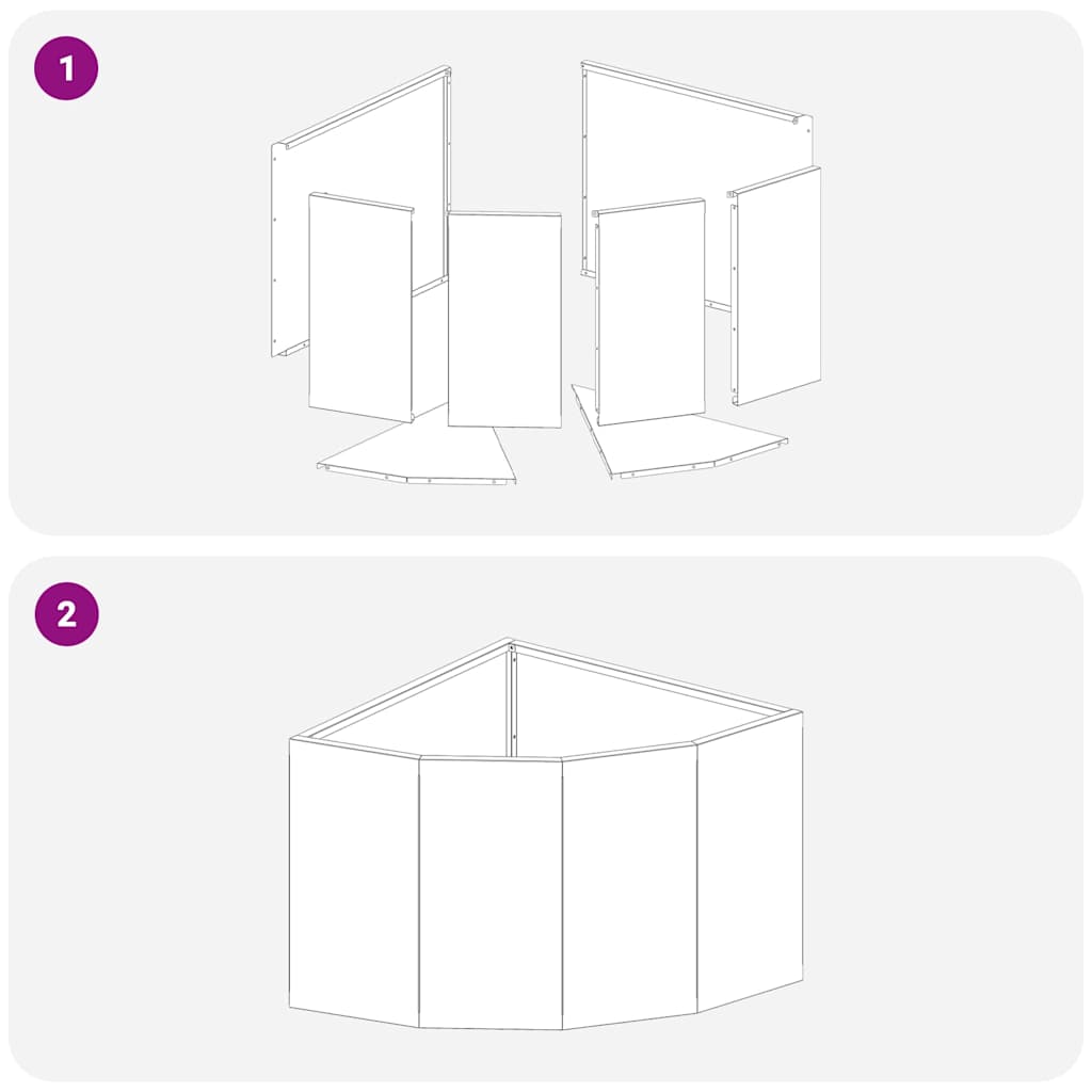 Hoek Plantbak Zilver 45 x 45 x 35 cm Roestvrij staal is nu te koop bij PeponiXL, paradijselijk wonen!