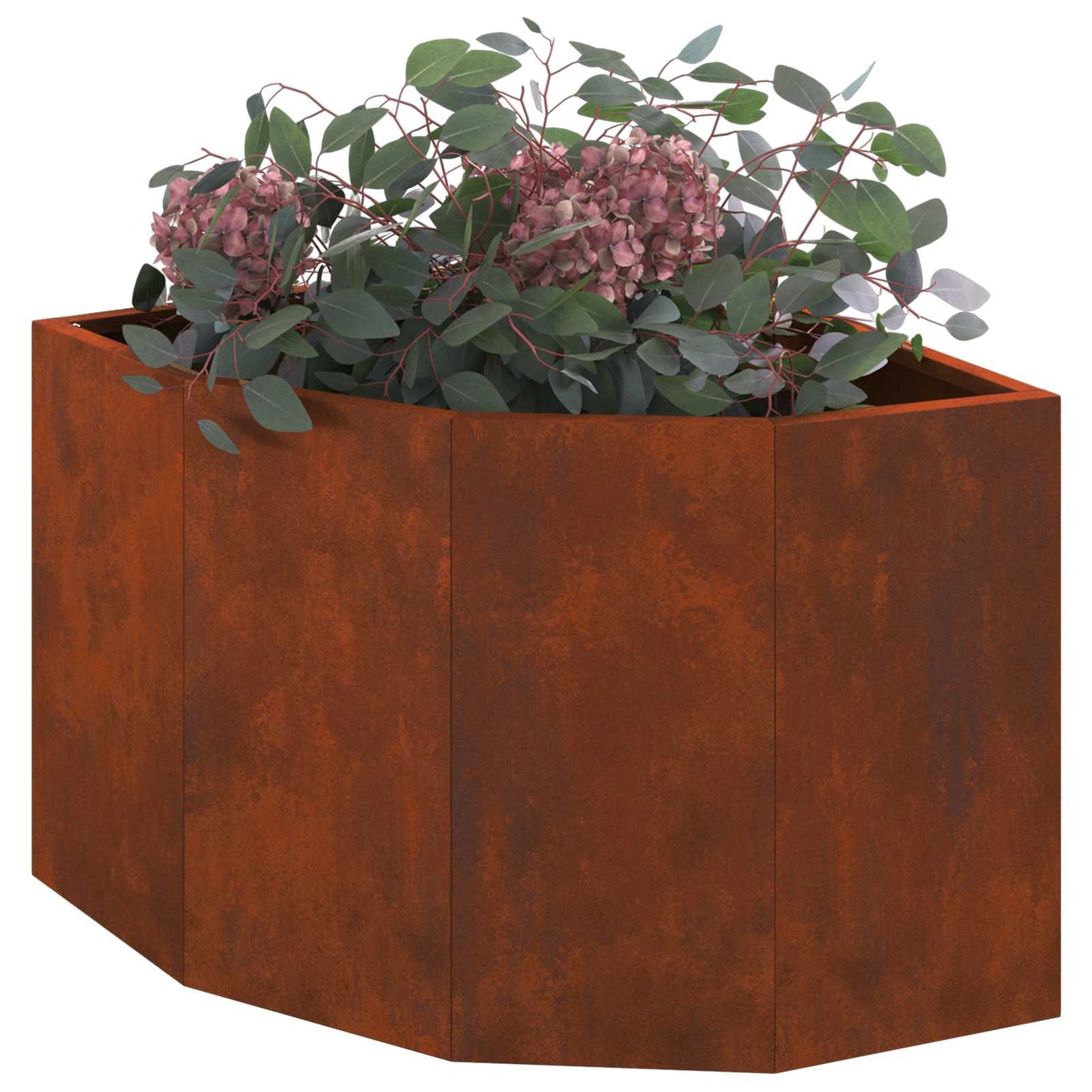 Hoek Plantbak Roestig 45 x 45 x 35 cm Cortenstaal is nu te koop bij PeponiXL, paradijselijk wonen!