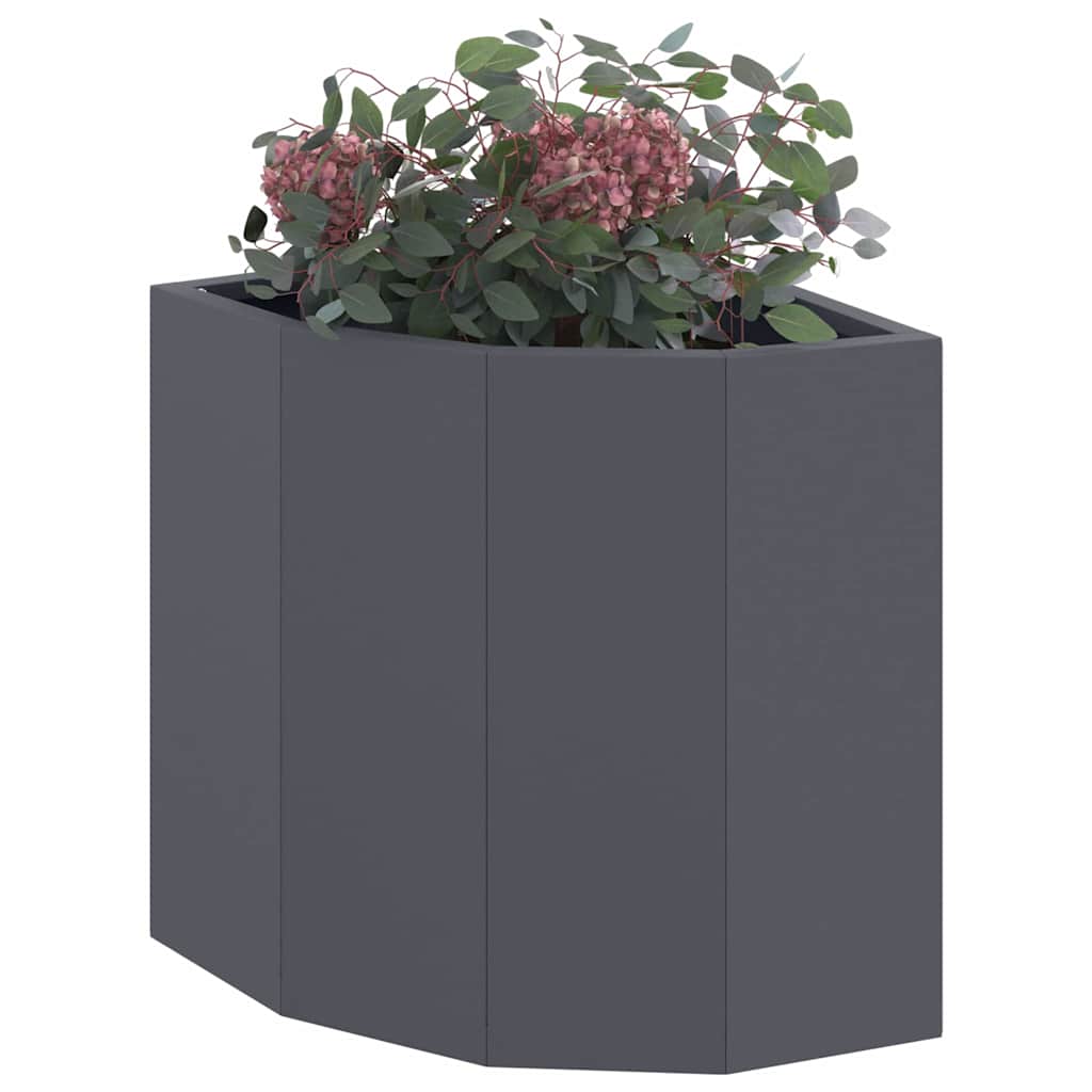 Hoek Plantbak Antraciet 30 x 30 x 35 cm Staal is nu te koop bij PeponiXL, paradijselijk wonen!