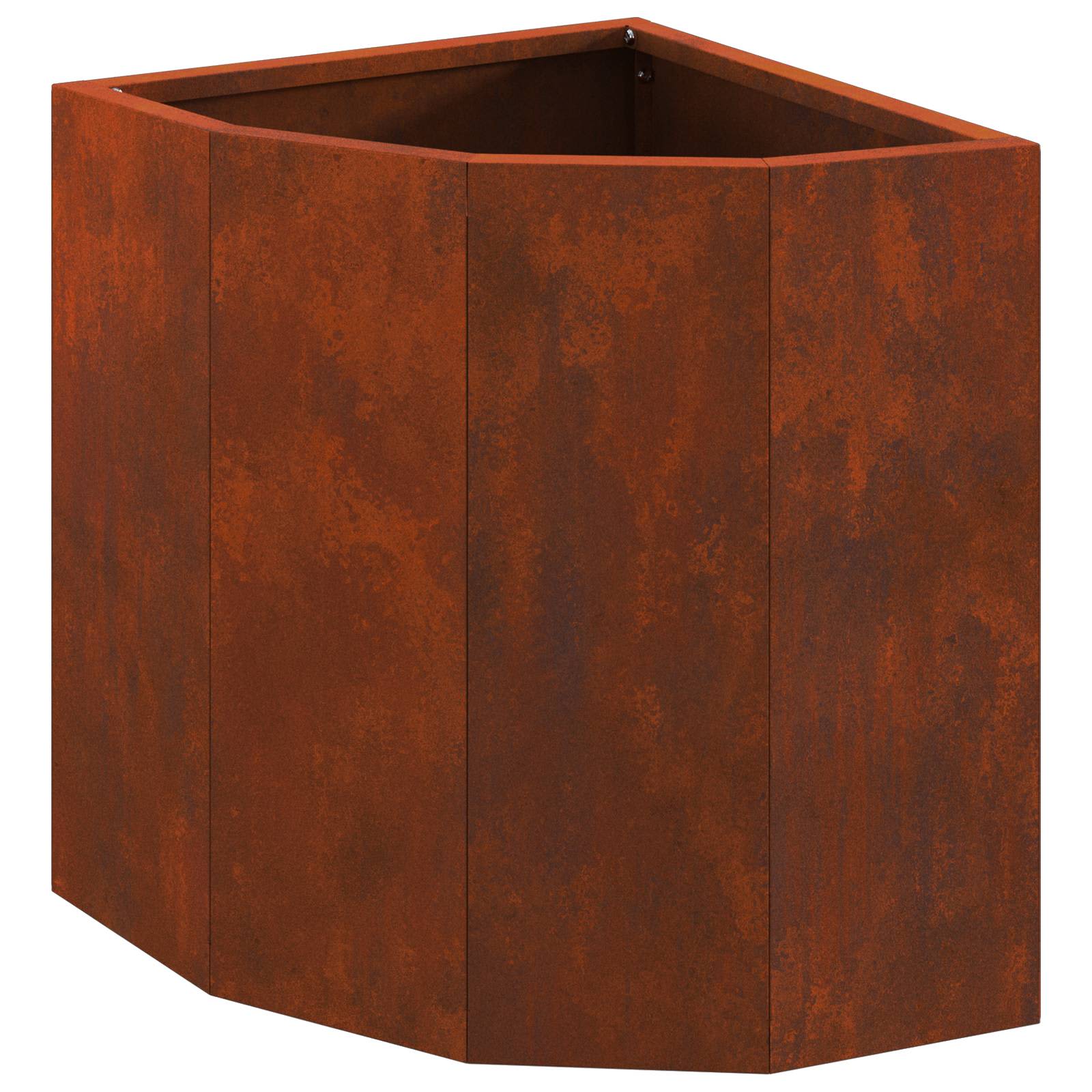 Hoek Plantbak Roestig 30 x 30 x 35 cm Cortenstaal is nu te koop bij PeponiXL, paradijselijk wonen!