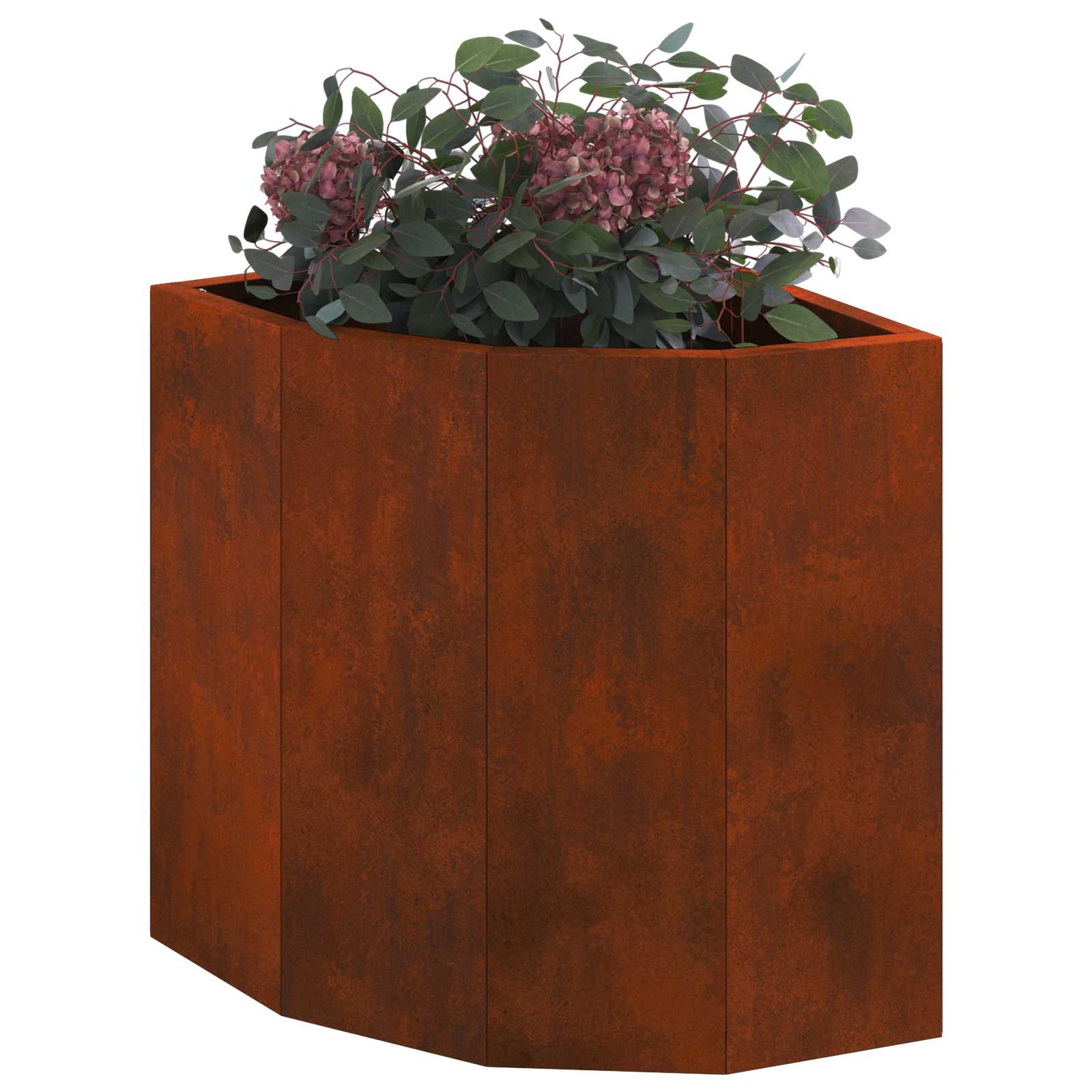 Hoek Plantbak Roestig 30 x 30 x 35 cm Cortenstaal is nu te koop bij PeponiXL, paradijselijk wonen!