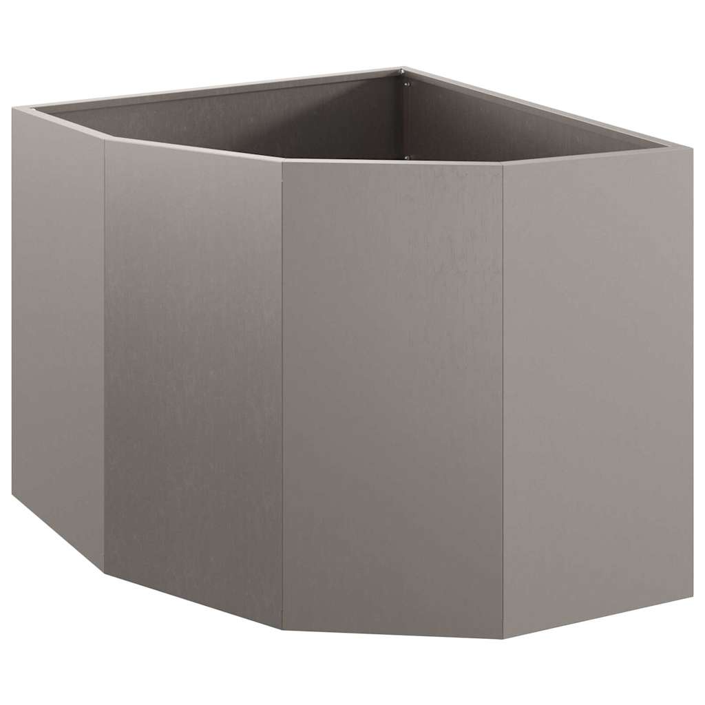 Hoek Plantbak Roestig 60 x 60 x 50 cm is nu te koop bij PeponiXL, paradijselijk wonen!