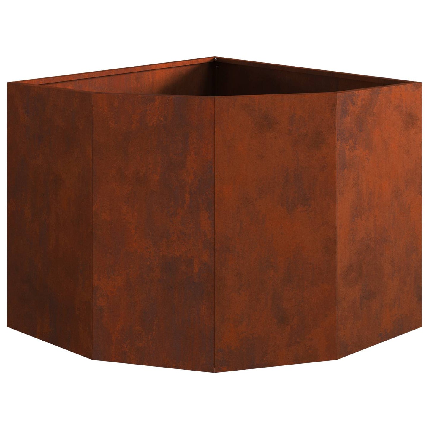 Hoek Plantbak Roestig 60 x 60 x 50 cm is nu te koop bij PeponiXL, paradijselijk wonen!