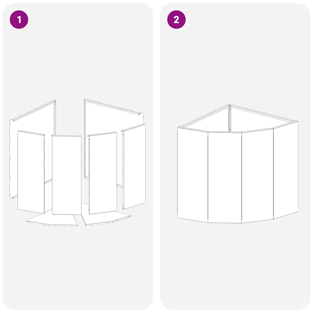 Hoek Plantbak Zilver 45 x 45 x 50 cm Roestvrij staal is nu te koop bij PeponiXL, paradijselijk wonen!