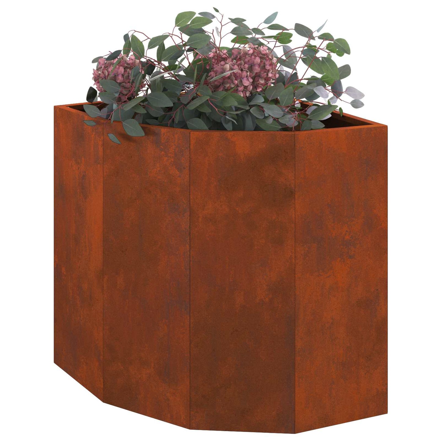 Hoek Plantbak Roestig 45 x 45 x 50 cm is nu te koop bij PeponiXL, paradijselijk wonen!