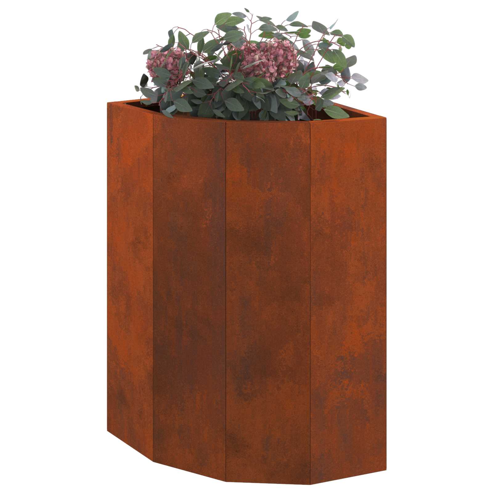 Hoek Plantbak Roestig 30 x 30 x 50 cm Cortenstaal is nu te koop bij PeponiXL, paradijselijk wonen!