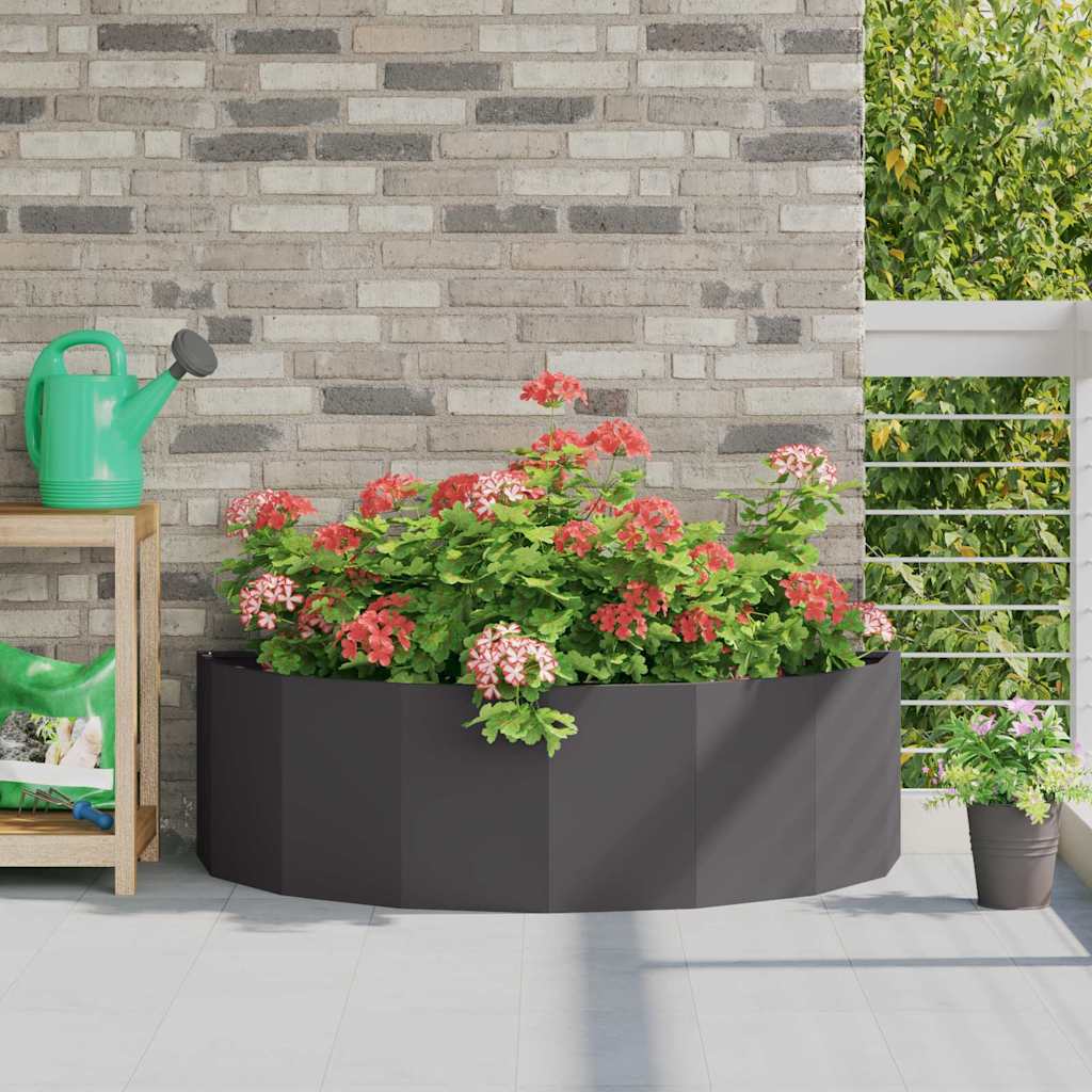 Plantenbak Zwart 120 x 60 x 35 cm Staal is nu te koop bij PeponiXL, paradijselijk wonen!