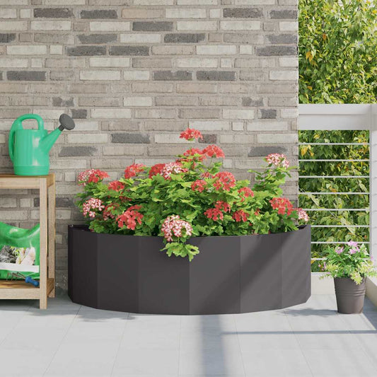 Plantenbak Zwart 120 x 60 x 35 cm Staal is nu te koop bij PeponiXL, paradijselijk wonen!