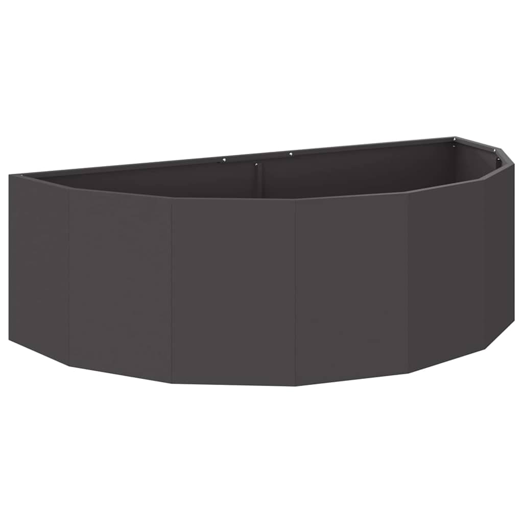 Plantenbak Zwart 120 x 60 x 35 cm Staal is nu te koop bij PeponiXL, paradijselijk wonen!