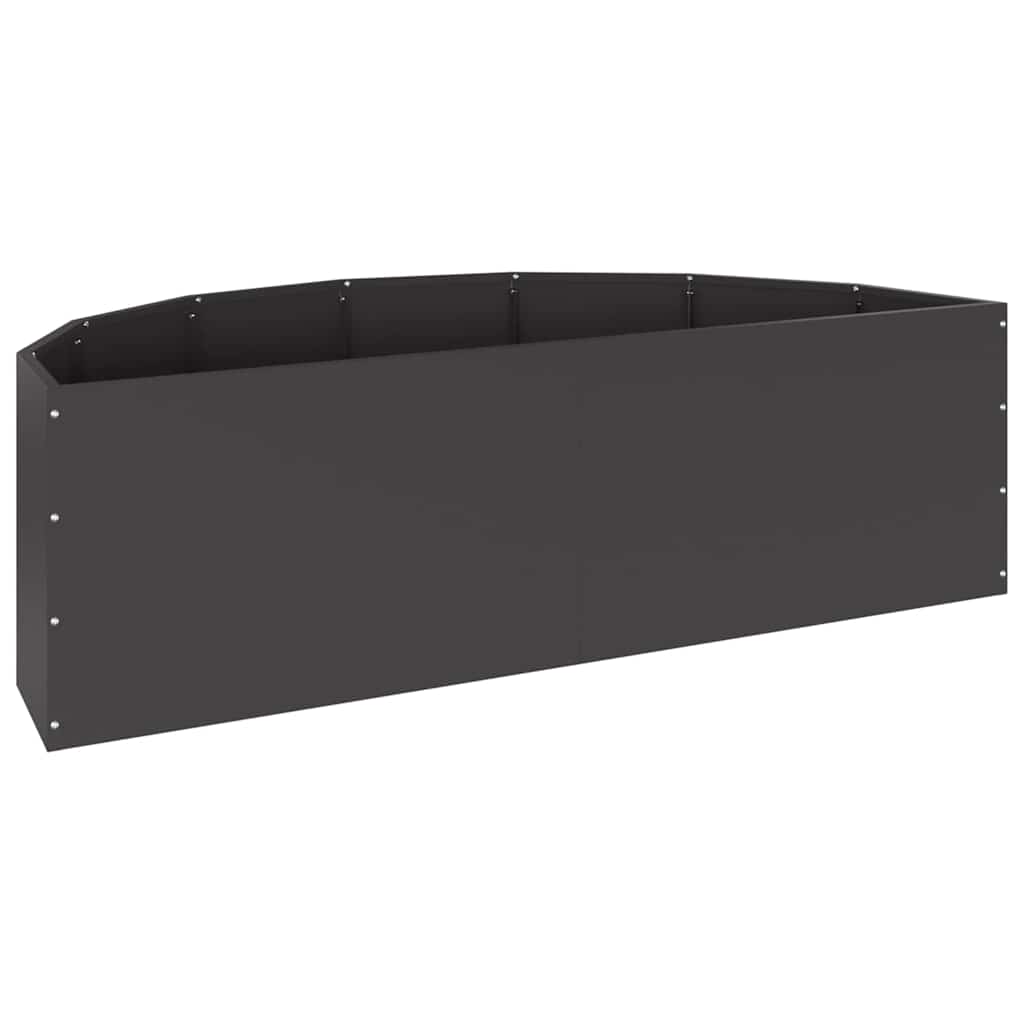 Plantenbak Zwart 120 x 60 x 35 cm Staal is nu te koop bij PeponiXL, paradijselijk wonen!
