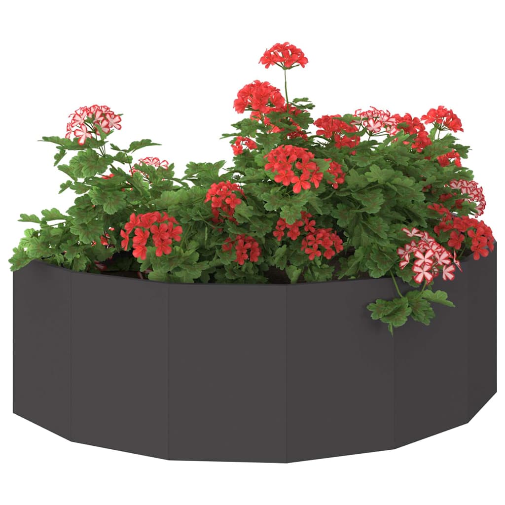 Plantenbak Zwart 120 x 60 x 35 cm Staal is nu te koop bij PeponiXL, paradijselijk wonen!