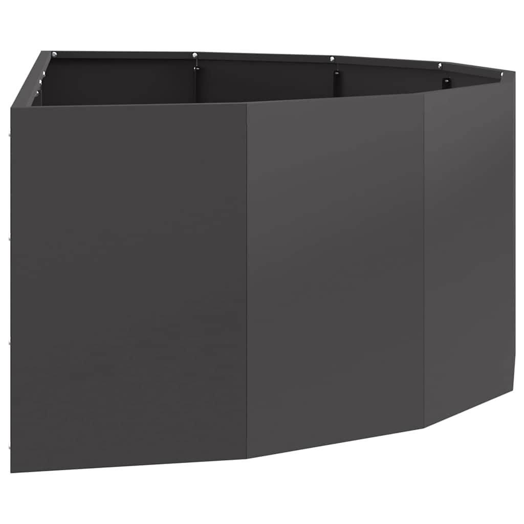 Plantenbak Zwart 120 x 60 x 35 cm Staal is nu te koop bij PeponiXL, paradijselijk wonen!