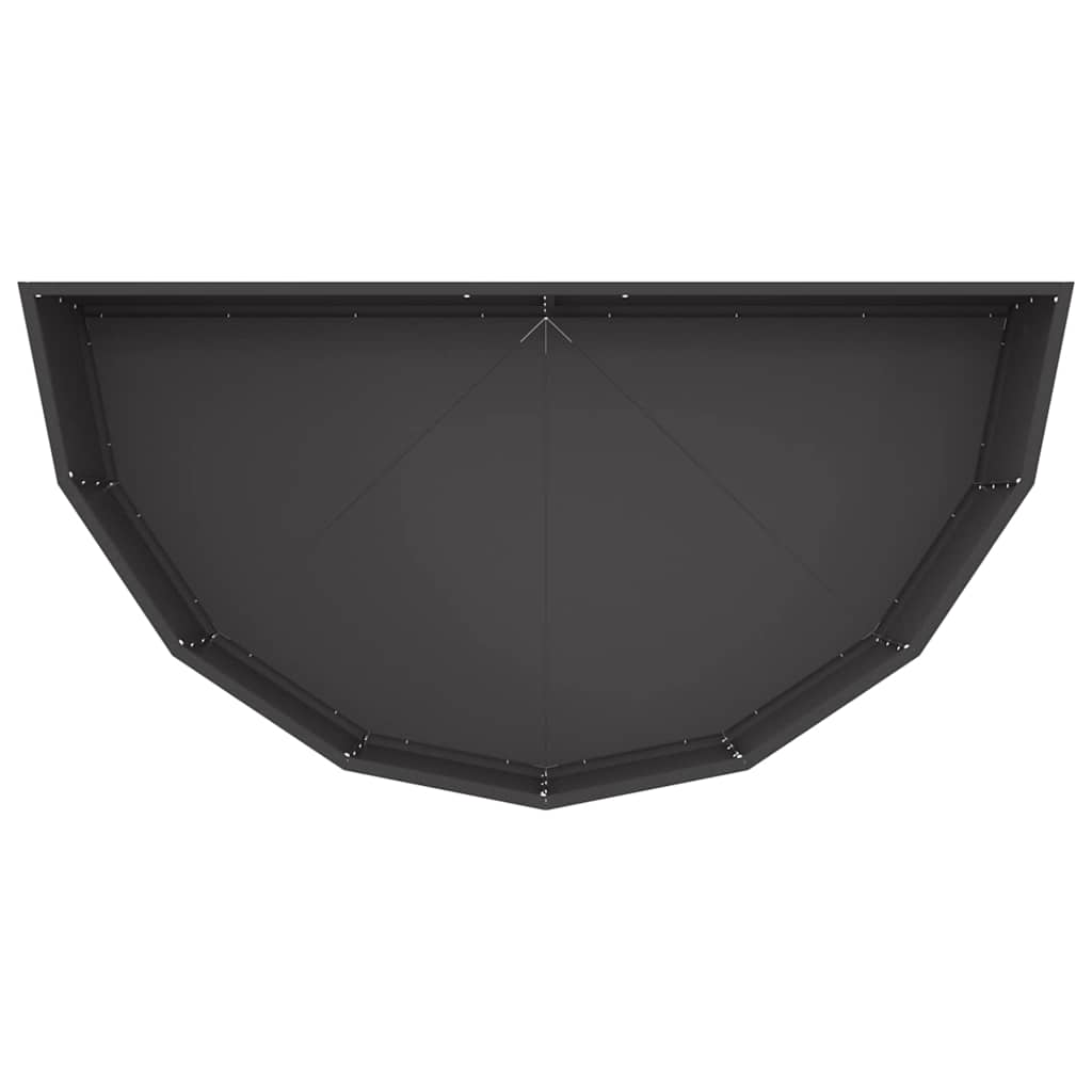 Plantenbak Zwart 120 x 60 x 35 cm Staal is nu te koop bij PeponiXL, paradijselijk wonen!