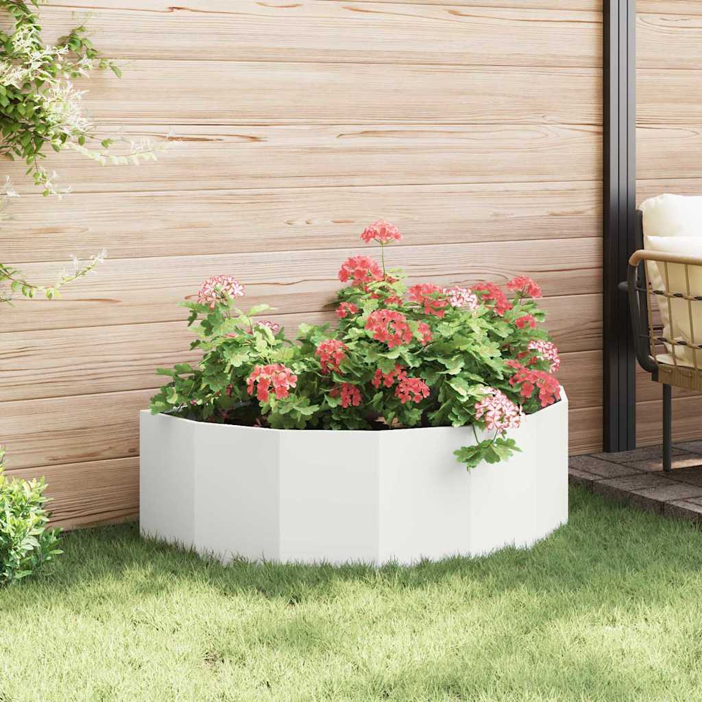 Plantenbak Wit 120 x 60 x 35 cm Staal is nu te koop bij PeponiXL, paradijselijk wonen!