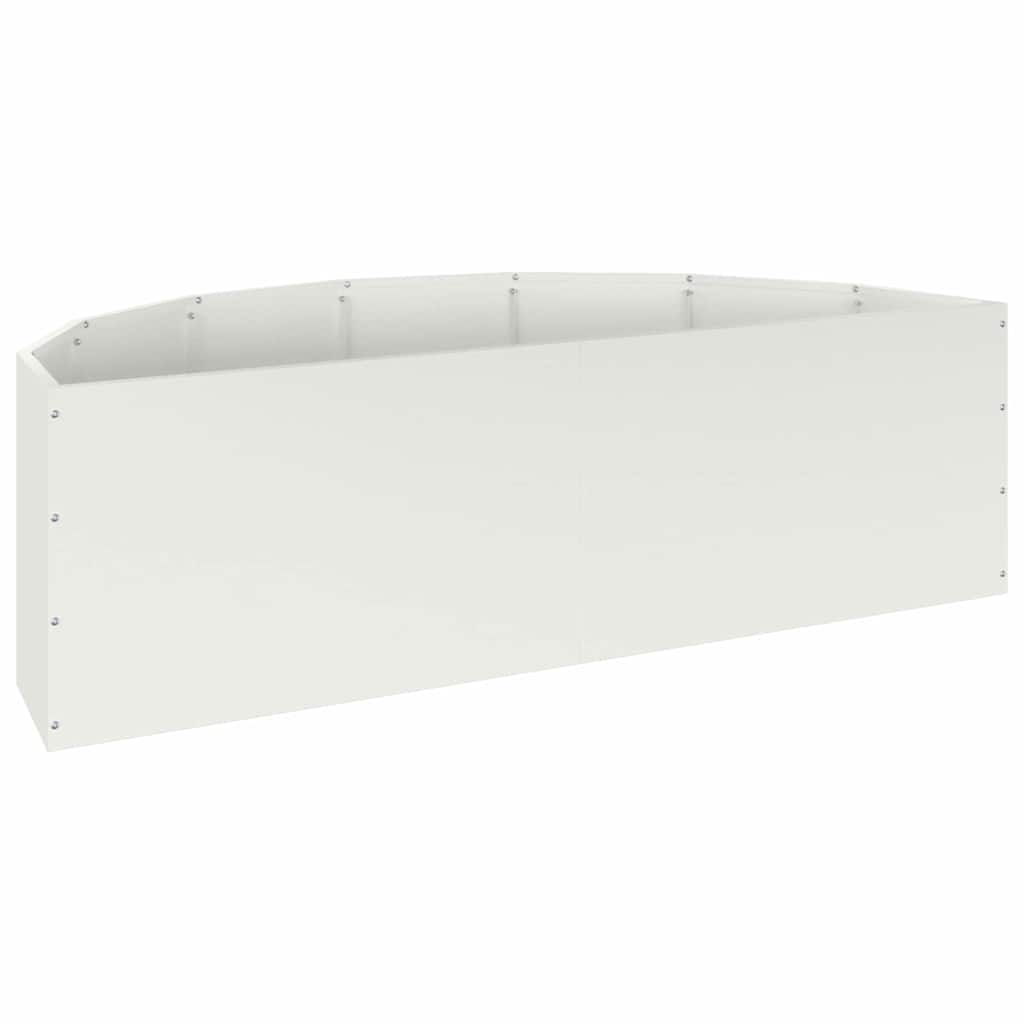 Plantenbak Wit 120 x 60 x 35 cm Staal is nu te koop bij PeponiXL, paradijselijk wonen!