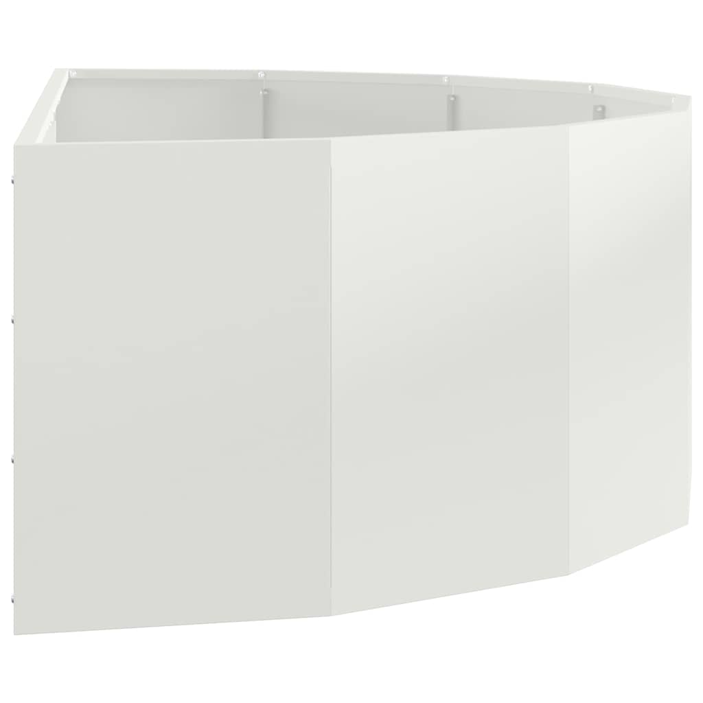 Plantenbak Wit 120 x 60 x 35 cm Staal is nu te koop bij PeponiXL, paradijselijk wonen!